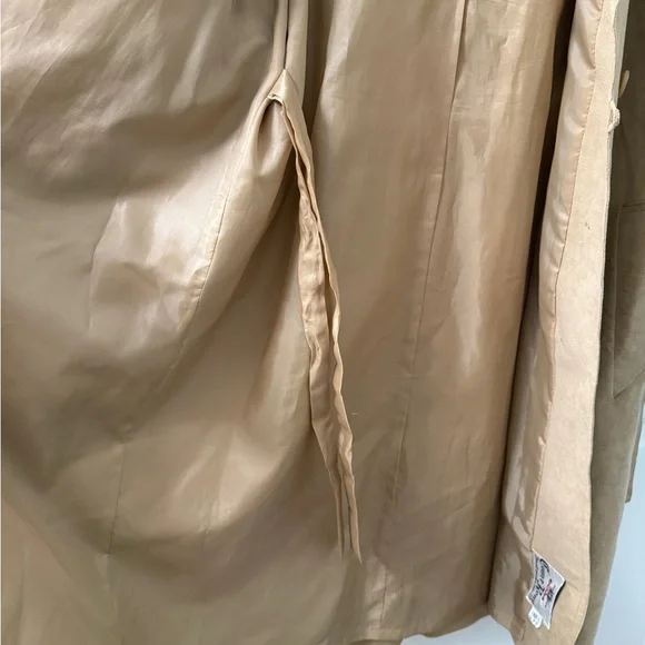 Vintage Ultrasuede Count Romi Trench Coat - Picture 3 of 9